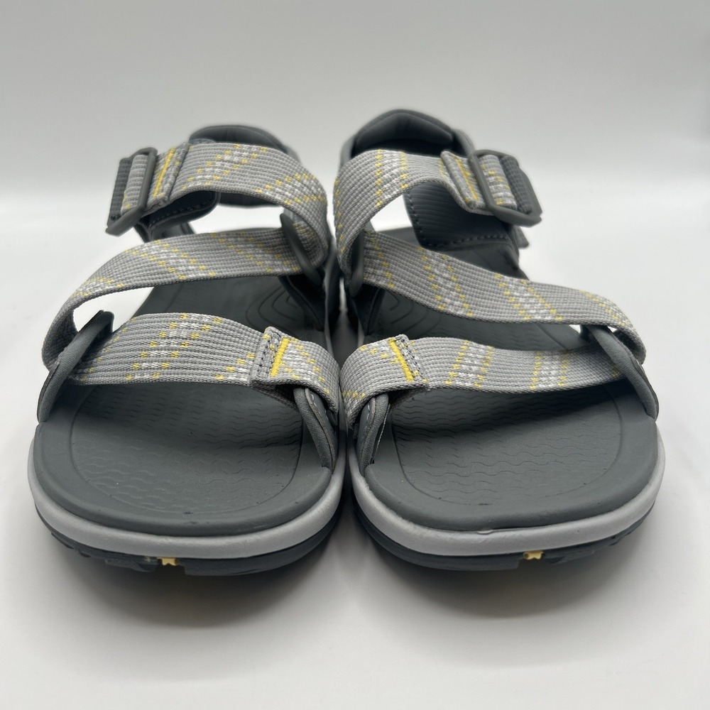 NEW Kuru Women's Current Sandal, Gray, Soft Yellow,Walking,Hiking, SZ: 8 M, NWOB - Picture 3 of 15